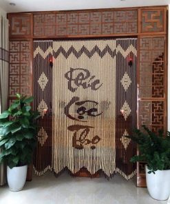 Rèm hạt gỗ tại Ninh Bình